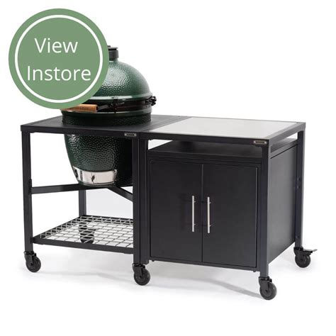 big green egg stainless steel cabinet|Big Green Egg nest.